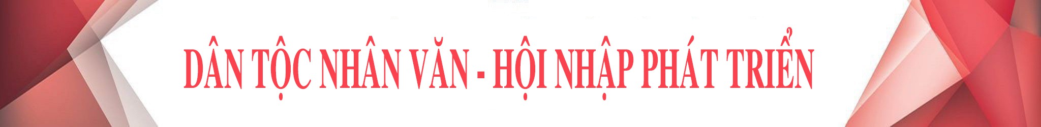 dân tộc nhân văn hội nhập phát triển